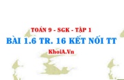 Bài 1.6 trang 16 Toán 9 Kết nối tri thức Tập 1